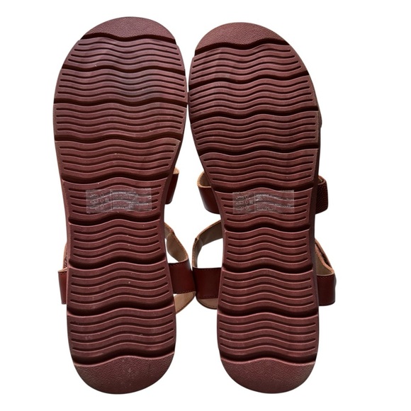 Rockport Abbie Brown T-Strap Fisherman Sandals Size 10 - Picture 12 of 14